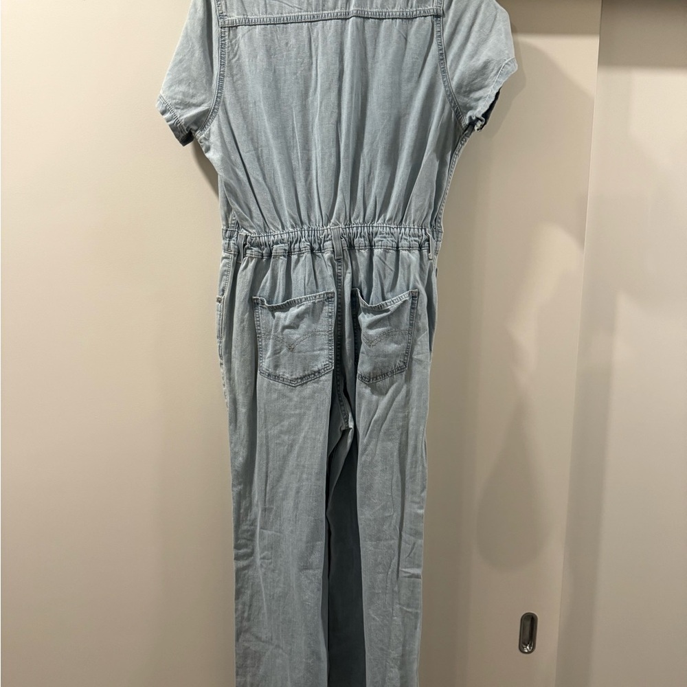 Levi's Light Blue Women's Denim Overalls - Picture 2 of 3